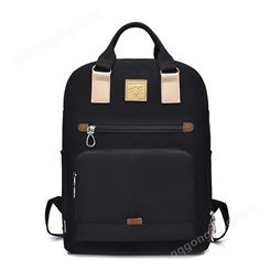 女士双肩包时尚休闲通勤书包大容量韩版简约学生笔记本电脑背包